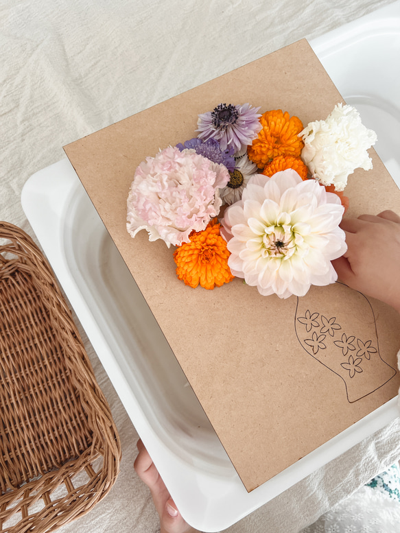 【送料無料】母の日 diy FlowerBoard インテリア 装飾 5枚目の画像