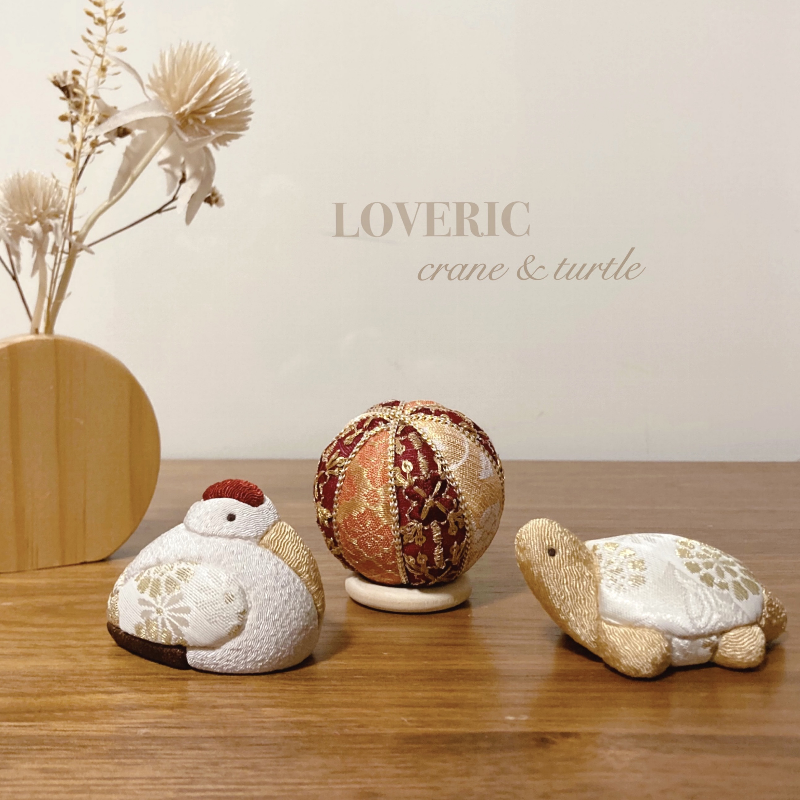 最後の1点】木目込み人形 鶴 亀 その他置物 LOVERIC 通販