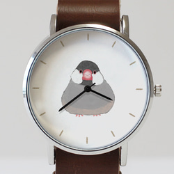 文鳥（ノーマル）の腕時計 2枚目の画像