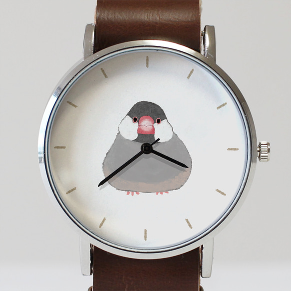 文鳥（ノーマル）の腕時計 2枚目の画像