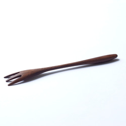 細木叉（胡桃木）A005-0 第4張的照片