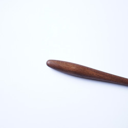 木の細長いフォーク（ウォルナット）A005-0 9枚目の画像