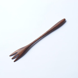 細木叉（胡桃木）A005-0 第2張的照片