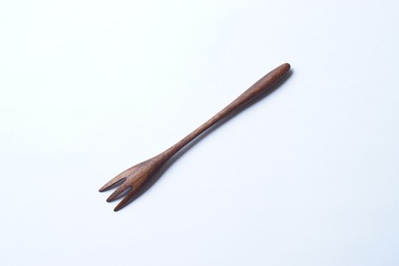 細木叉（胡桃木）A005-0 第2張的照片