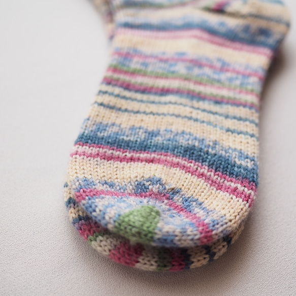 手編みの靴下（Opal schafpate） 5枚目の画像