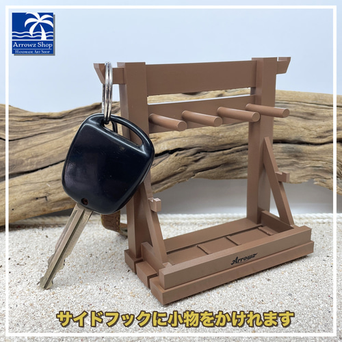 ミニチュアサーフボード3枚+飾りラック（ショートボード)セット（インテリア） ミニチュアサーフボード3枚+飾りラック（ショートボード)セット