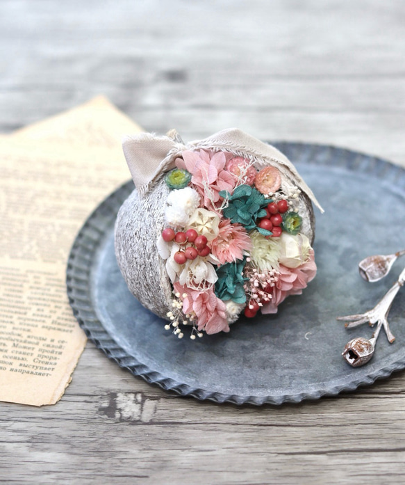 母の日☆ブッダナッツアレンジ☆幸せを呼ぶ木の実 ドライフラワー