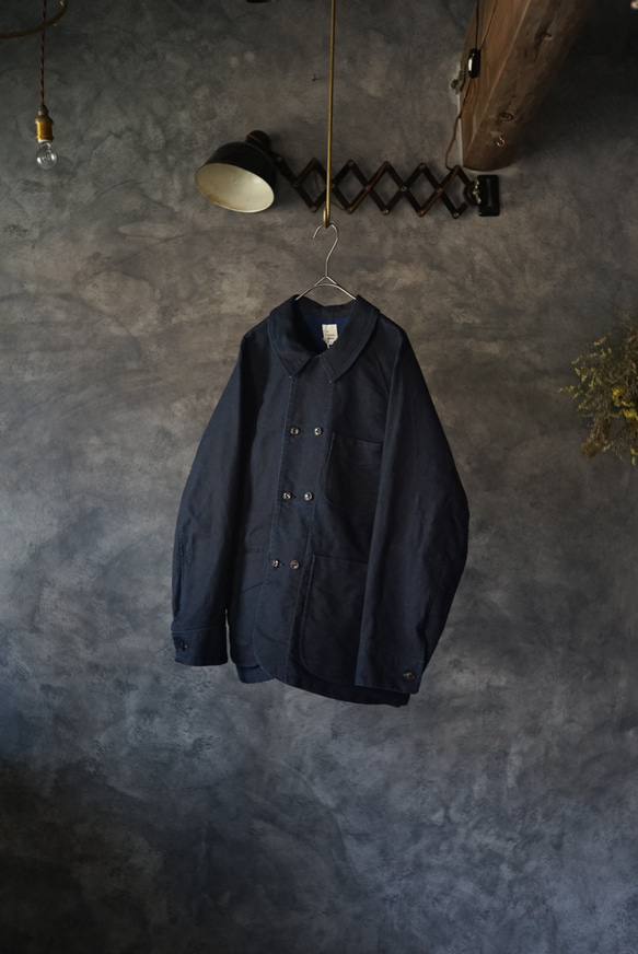 Own GArment Productsブラックモールスキン ワークジャケット Own GArment Productsブラックモールスキン ワークジャケット