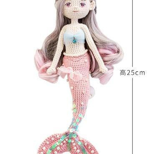 ハンドメイド アリエル 人魚 あみぐるみ マスコット レシピ 作り方