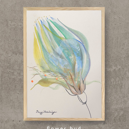 絵画☆原画（1点限り）「天使のささやき（情熱の息吹