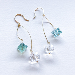 フローライト ピアス の人気通販｜Creema(クリーマ) 国内最大の