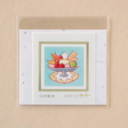 プリンアラモード　63円切手1枚 2枚目の画像