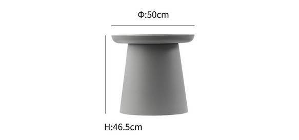 ミニ サイドテーブル 北欧 シンプル ラウンド おしゃれ かわいい インテリア モダン 直径 50cm ch-1055 12枚目の画像
