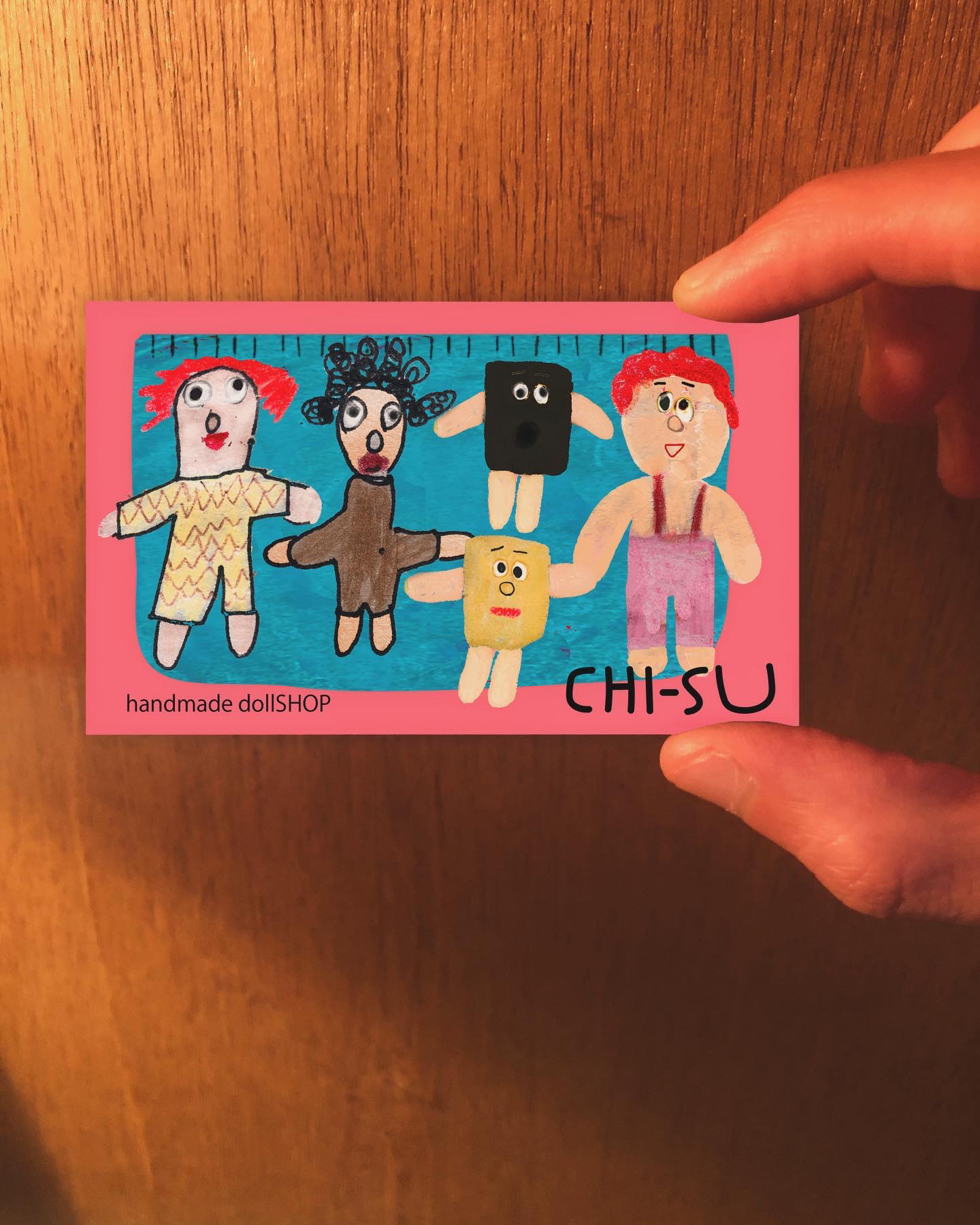 ショップカード作成　100部印刷込　イラスト　カード作成