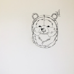 やさしいホッキョクグマのワイヤーアート やさしいホッキョクグマのワイヤーアート Crescent Donkey