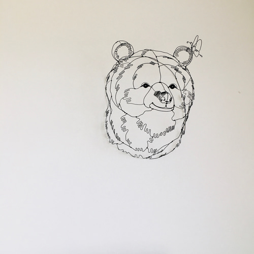 やさしいホッキョクグマのワイヤーアート ⚑ \ 作家さんのご紹介 /// 【gogo3jinoさん】 (ワイヤー