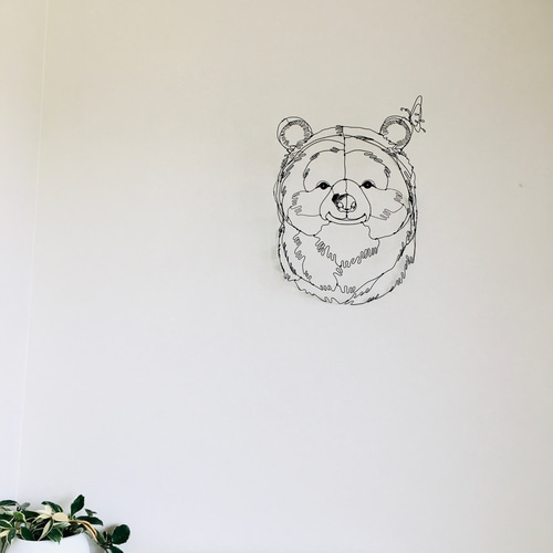 ＊だるま　ワイヤークラフト 専用出品☆ワイヤーアート ワイヤークラフト 月を抱えるうさぎ