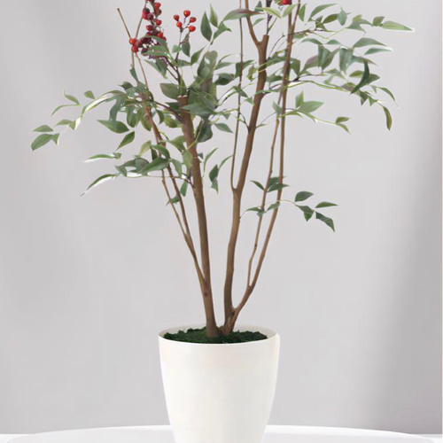 光触媒 人工観葉植物 ウォールグリーン フェイクグリーン 南天70