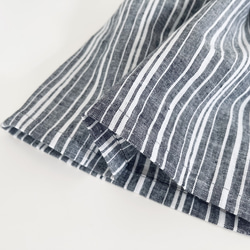 ジャンパースカート * cotton linen stripe * 7枚目の画像