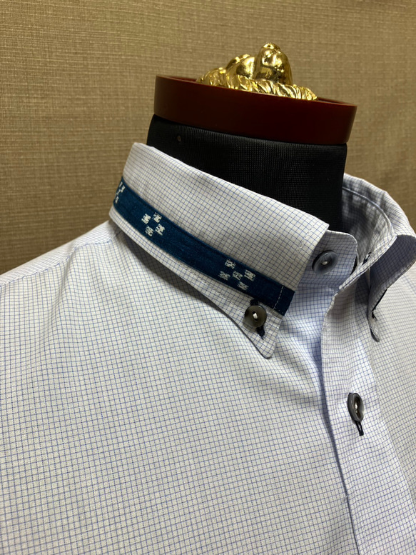 かりゆしウェア メンズ 長袖 白 LL（沖縄、琉球、紅型柄、アロハ