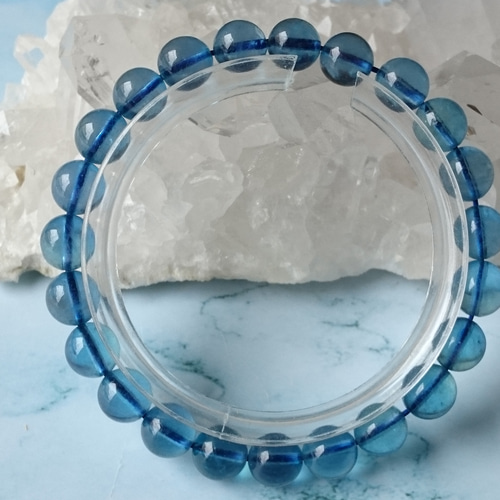 とても綺麗　ディープブルーアクアマリン　ブレスレット　10 ディープブルーアクアマリン AAAAA – Luxury Stone