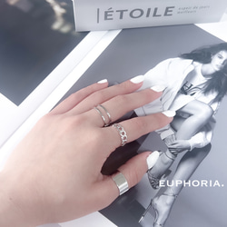 送料無料】 リング 指輪 3点 セット シルバー シンプル 可愛い