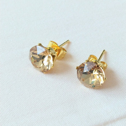 - シャンパンカラー - Earrings/Pierce/Ear-cuff 1枚目の画像