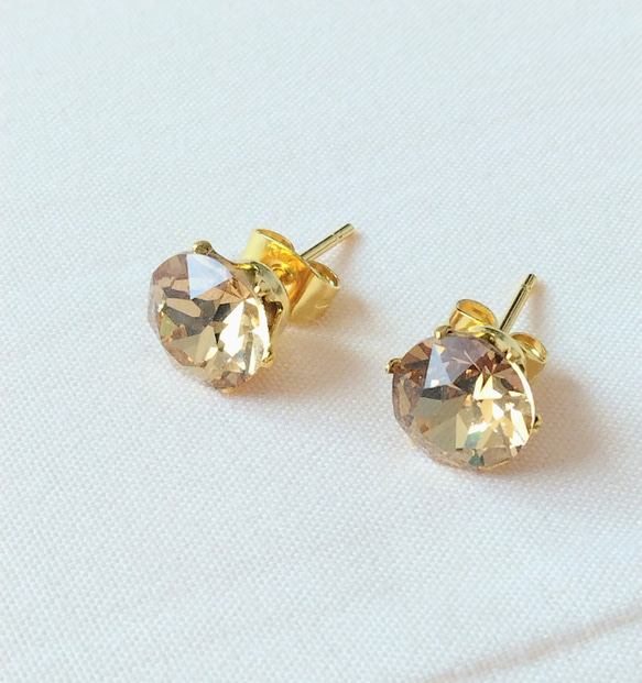 - シャンパンカラー - Earrings/Pierce/Ear-cuff 1枚目の画像