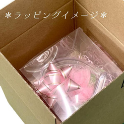 母親節永生花禮盒心形康乃馨2色knj-22014 第11張的照片