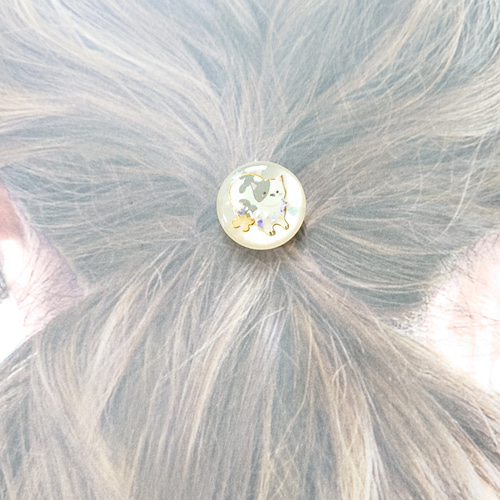 猫のカボション☆6個 z54 オレンジ/ネコ/動物/ボタン/カボション 猫のカボション☆6個 z54 オレンジ/ネコ/動物/ボタン/カボション