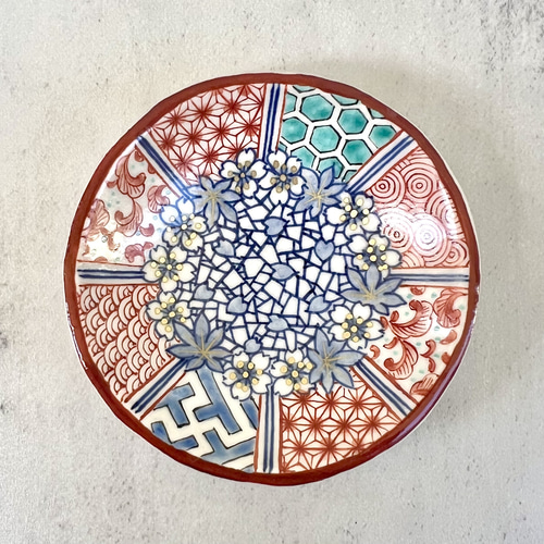 清水焼 一点もの 手描き豆皿7.5cm C 小皿 見谷若葉 通販