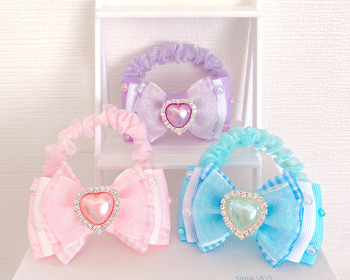 Jewel＊Ribbon　ジュエルリボン　オーロラ　スパンコールゆめかわ編み上げ 6783f5a439b80fa625e8d70f21f0b4