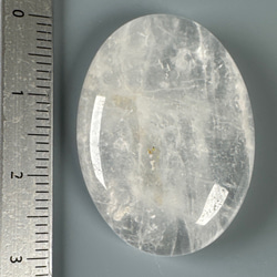 天然フロスト水晶 30ミリ カボションルース nl9881 4枚目の画像