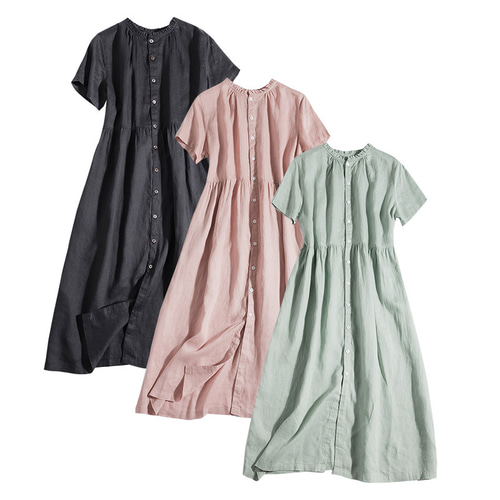 ENGLISH FACTORY ワンピース ドレス シャツ 半袖 襟付き ta4004_6.jpg