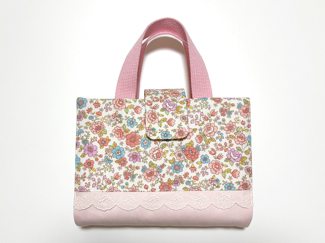 辞書カバー small flowers_pink 雑貨・その他 nanairo_kan
