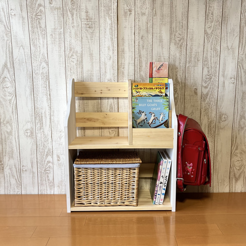 サイドフック】ランドセルラック 教具棚 絵本棚 おもちゃ収納