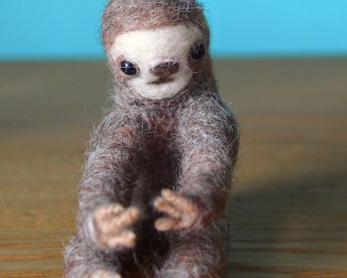 おとぼけナマケモノ♪羊毛フェルト 羊毛フェルト Milkyreko 通販