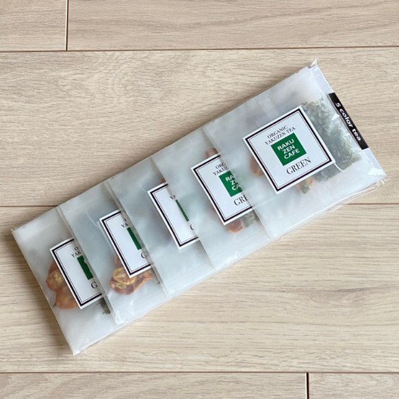 オーガニック薬膳茶 五色茶　単色10包入り(簡易包装1色のみ)　楽膳カフェオリジナルブレンド　 2枚目の画像