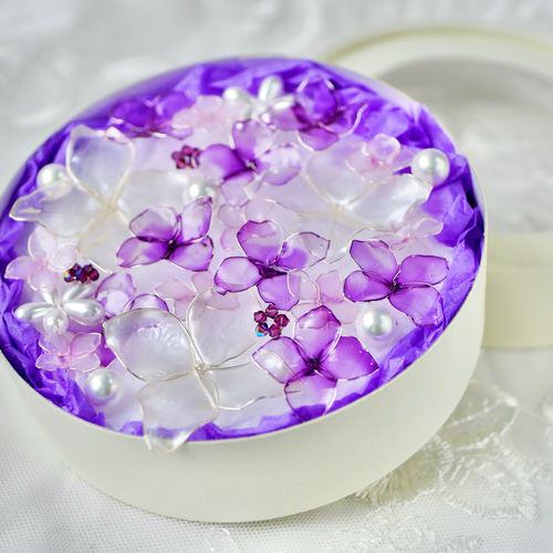 アメリカンフラワーで紫陽花を作ってみよう | ABCクラフトブログ