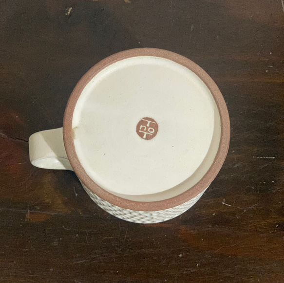 陶器　白マットのマグカップ 6枚目の画像