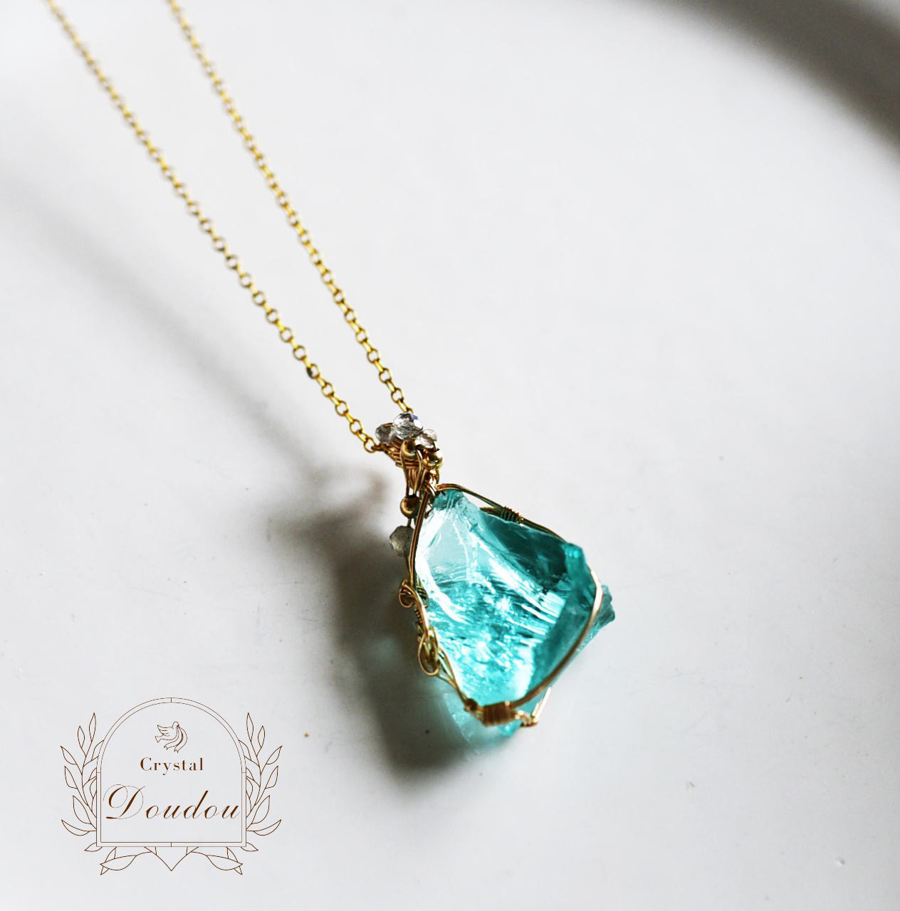 アンダラクリスタル　 14kgf原石 ペンダントトップ［sa3796］ アンダラクリスタル 14kgf原石 ペンダントトップ［sa3796］