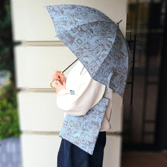日傘と手提げバッグのセット 1枚目の画像