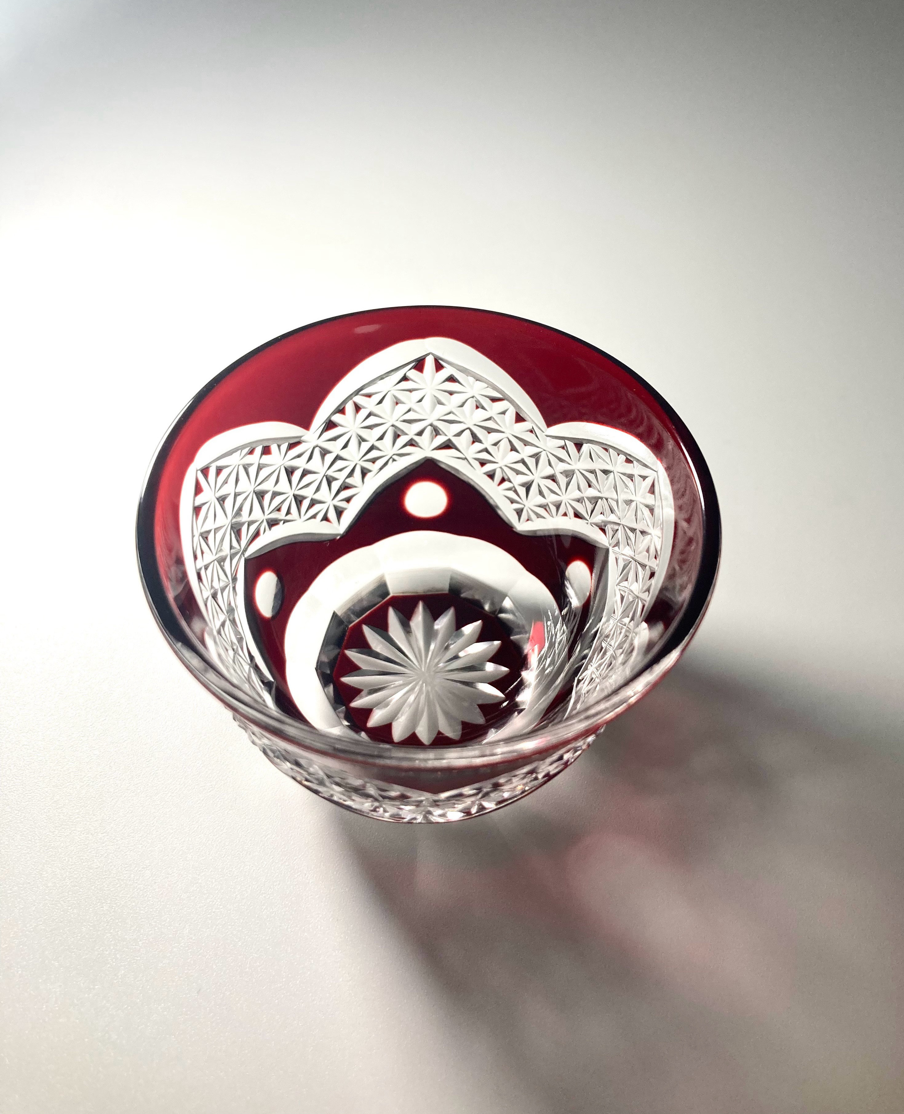 切子 の ぐい呑み