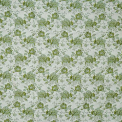 美しい緑のレリーフバラ花柄 ジャカード生地 [4272] 5枚目の画像