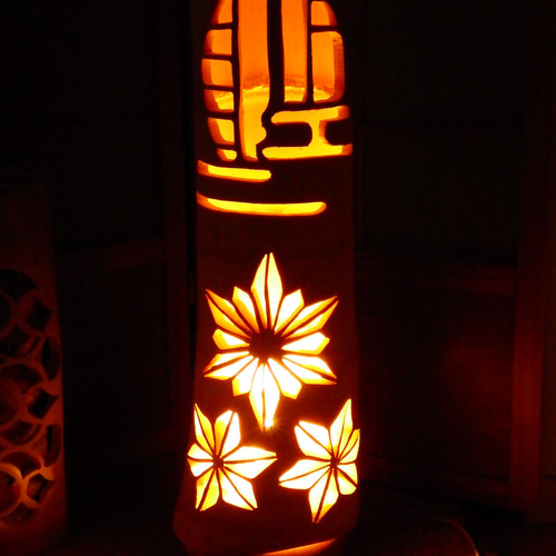 竹カゴ　ランプ　吊り下げ照明　竹あかりシリーズ 竹カゴ ランプ 吊り下げ照明 竹あかりシリーズ