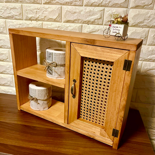 アイアンラック サイドボード 収納棚 木製 ブラウン ブラック 猫