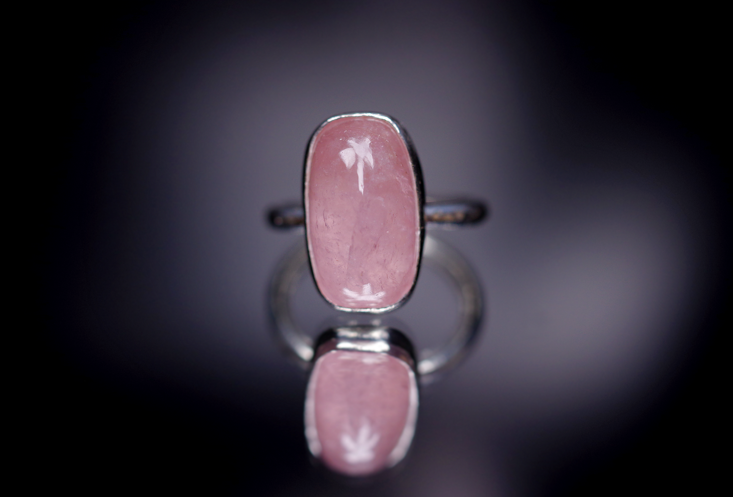 新作 『Morganite』世界でひとつ天然石リングsv925+k18 - メルカリ