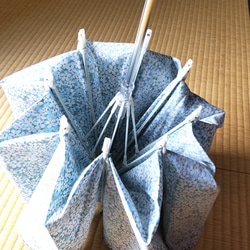 リバティプリント（タナローン）で作った折り畳み日傘 8枚目の画像