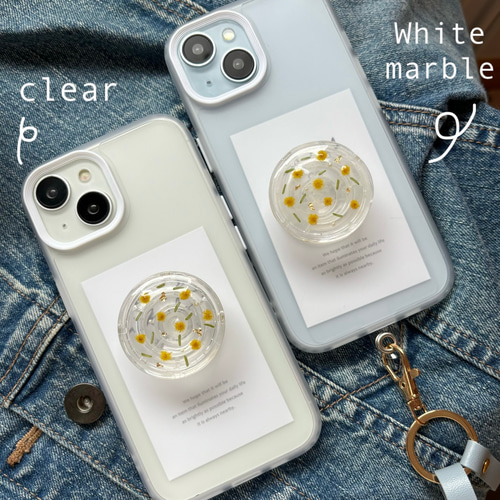 mimosa grip】 マットiPhoneケース.｡.＊ﾟ スマホケース/スマホグリップ