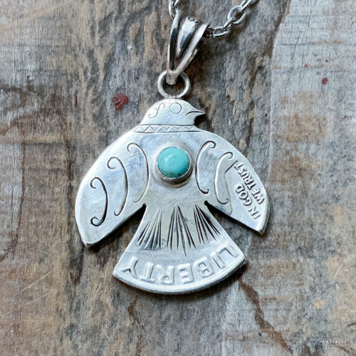 ペンダント　ネックレス　ターコイズ　スターリング　ヴィンテージ ヴィンテージ スターリングシルバー ターコイズ ペンダント